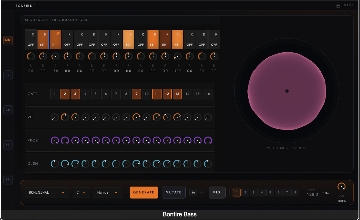 Bonfire Bass: genre-aware bassline synthesizer